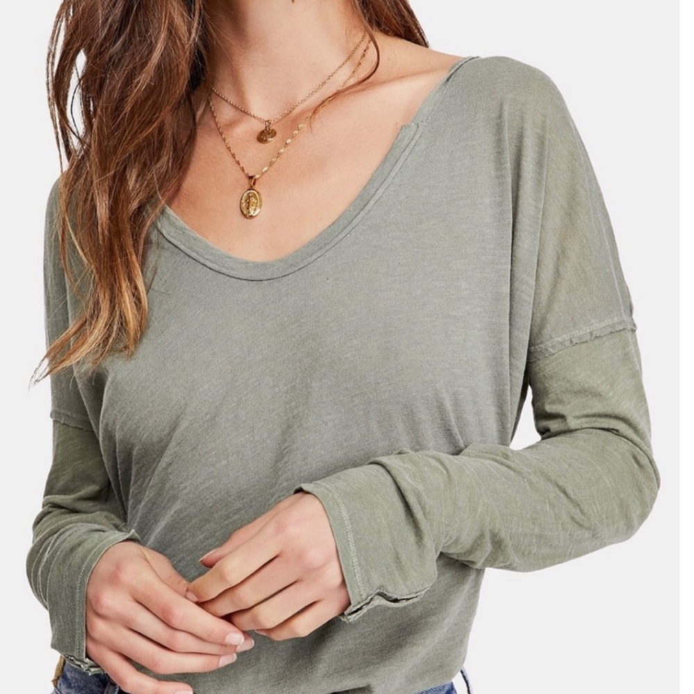Free People Buffy Long Sleeve Shirt